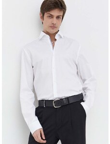 Košile HUGO bílá barva, regular, s klasickým límcem, 50508303