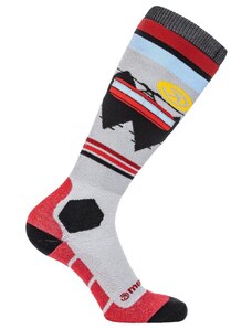 MeatFly zimní ponožky podkolenky Leeway snb socks 2022 Dark Red