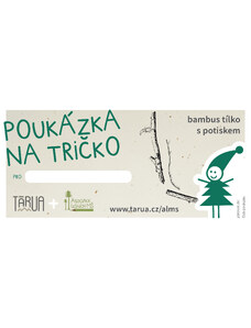Tarua Dárkový poukaz 750 Kč na ALMŠ bambusové tílko (nebo cokoli z e-shopu)