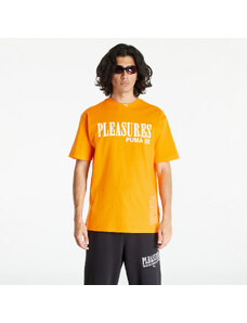 Pánské tričko Puma x PLEASURES Typo Short Sleeve Tee Orange