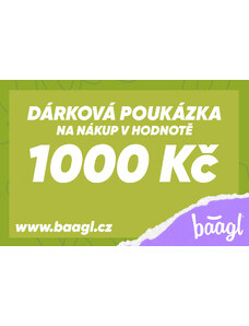 BAAGL Dárková poukázka na 1000 Kč