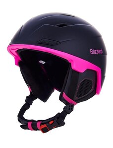 helma BLIZZARD W2W Double ski helmet, black matt/magenta Velikost 56/59 cm