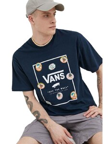 VANS MN CLASSIC PRINT BOX-NAVY-WHITE-WATERFALL Velikost XS