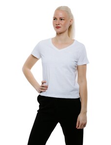 Dámské triko s krátkým rukávem 4F-TSHIRT F582-10S-WHITE Velikost XS