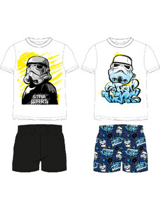Star-Wars licence Chlapecké pyžamo - Star Wars 52049288, bílá / černá