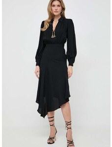 Šaty Elisabetta Franchi černá barva, mini, ABT5341E2