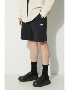 Bavlněné šortky adidas Originals Essential černá barva, IR6849