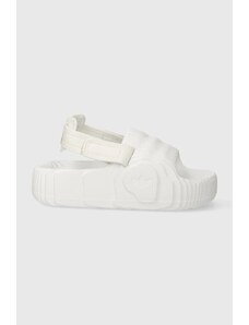 Sandály adidas Originals Adilette 22 XLG dámské, bílá barva, na platformě, IG5749