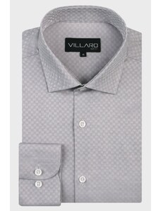 Pánská košile dlouhý rukáv VILLARO by MMER J001 Slim Fit