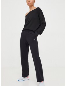 Tepláky Dkny černá barva, hladké, DP3P3406