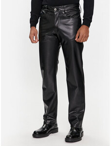 Kožené kalhoty Karl Lagerfeld Jeans