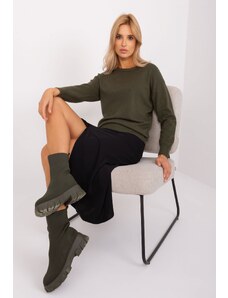 Wool Fashion Italia Khaki dámský svetr