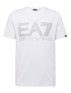 EA7 Emporio Armani Tričko stříbrně šedá / stříbrná / bílá