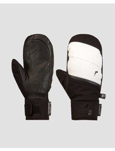 Dvouprsté dámské lyžařské rukavice Reusch Febe R-TEX XT Mitten v Bílém a Černém Barevném odstínu