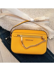 Michael Kors crossbody s řetízkem žlutá