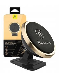 Magnetický držák do auta Baseus 360 pro kokpit zlatý