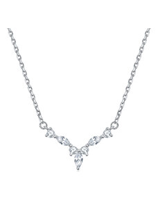 OLIVIE Stříbrný svatební náhrdelník 8242