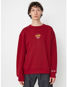 Champion X Coca Cola Crewneck Sweatshirt 220181 (dox)vínově červená