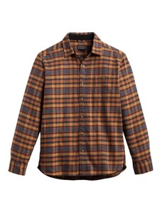 Pendleton Burnside Flannel Shirt - Brown/Black/Red Plaid