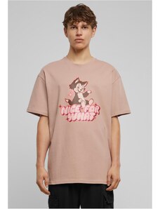 MT Upscale Pánské tričko Nice for what Heavy Oversize Tee- růžové