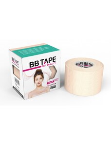 BB TAPE BBTAPE - FACE SILK TAPE BEIGE - Hedvábné liftingové obličejové pásky 5mx5cm