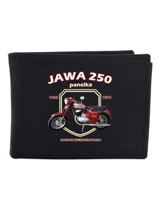STRIKER Luxusní kožená peněženka Jawa 250 panelka