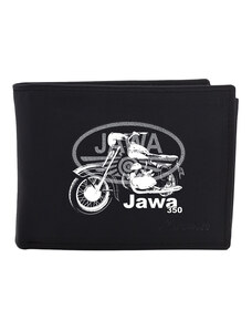 STRIKER Luxusní kožená peněženka Jawa 350 kývačka