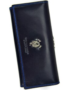 Dámská kožená peněženka Harvey Miller 3820 G18 modrá