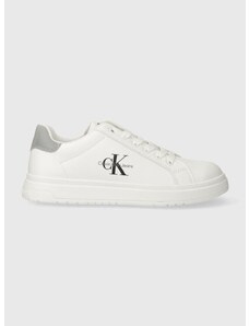 Dětské sneakers boty Calvin Klein Jeans bílá barva