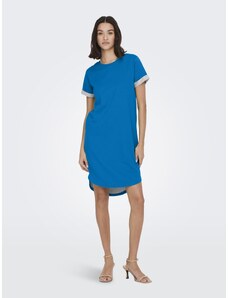 Jacqueline de Yong JDY dámské tričkové šaty Ivy modré