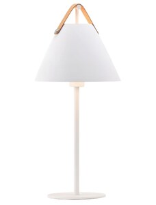 Nordlux Bílá kovová stolní lampa Strap