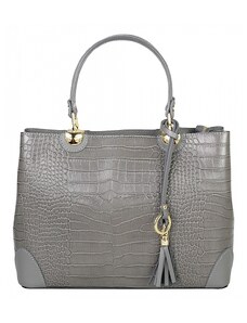 Luxusní italská kabelka z pravé kůže VERA "Borianda" 24x30cm