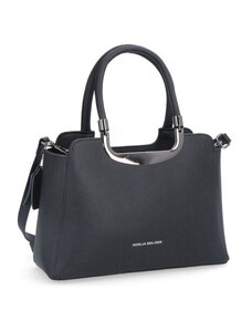 Elegantní kožená kabelka do ruky Famito NB 0040 C černá