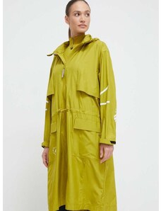 Bunda adidas by Stella McCartney dámská, zelená barva, přechodná, oversize, IN3622