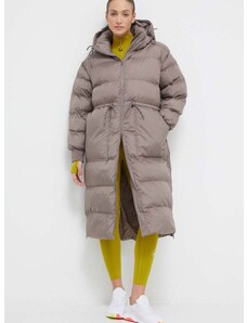 Bunda adidas by Stella McCartney dámská, béžová barva, zimní, IT5737