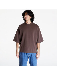 Pánské tričko Nike Sportswear Tech Fleece Reimagined Men's Oversized Short-Sleeve Baroque Brown