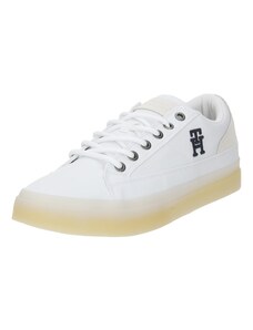 TOMMY HILFIGER Tenisky 'Vulc' světle béžová / marine modrá / bílá