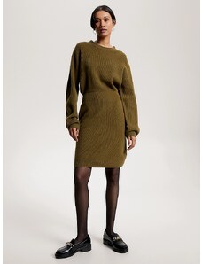 Tommy Hilfiger | Cashmere šaty | Khaki;zelená