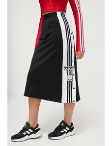 Sukně adidas Originals černá barva, mini, IU2527