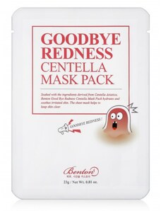 BENTON - GOODBYE REDNESS CENTELLA MASK - Korejská pleťová maska 1 ks 23 ml