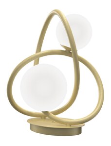 Wofi Wofi 8014-201 - LED Stolní lampa NANCY 2xG9/3,5W/230V zlatá/bílá W3992
