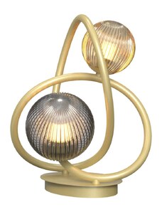 Wofi Wofi 8015-204 - LED Stolní lampa METZ 2xG9/3,5W/230V zlatá/šedá W3995