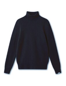 forét MARSH RIB TURTLENECK NAVY