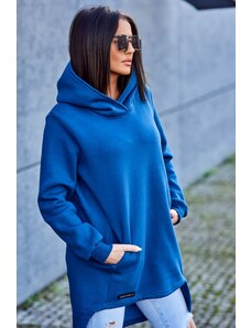 Fashionweek Zateplená dlouha mikina s kapucí MAXI K9309