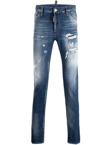 DSQUARED2 Distressed Blue džíny