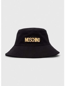 Bavlněná čepice Moschino černá barva, M3094 65408