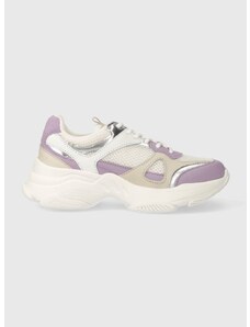 Sneakers boty Twinset fialová barva, 241TCP090