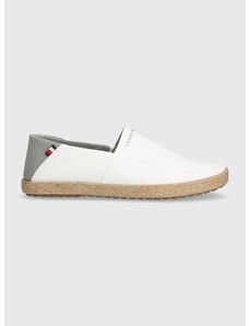 Espadrilky Tommy Hilfiger ESPADRILLE CORE TEXTILE bílá barva, FM0FM04981