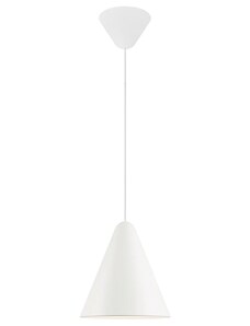 Nordlux Bílé kovové závěsné světlo Nono 23,5 cm