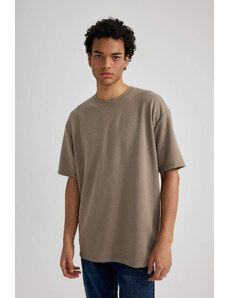 DEFACTO Oversize Fit Crew Neck T-Shirt